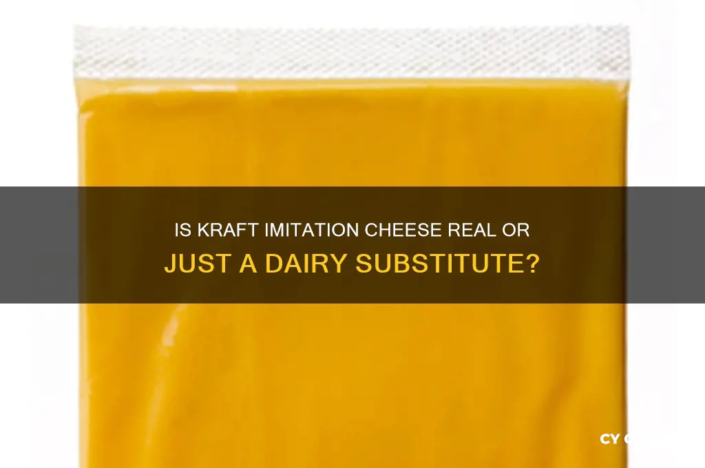 is kraft imitation cheese