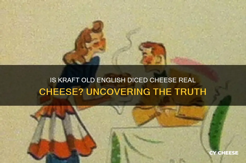 is kraft old english diced cheese actually cheese