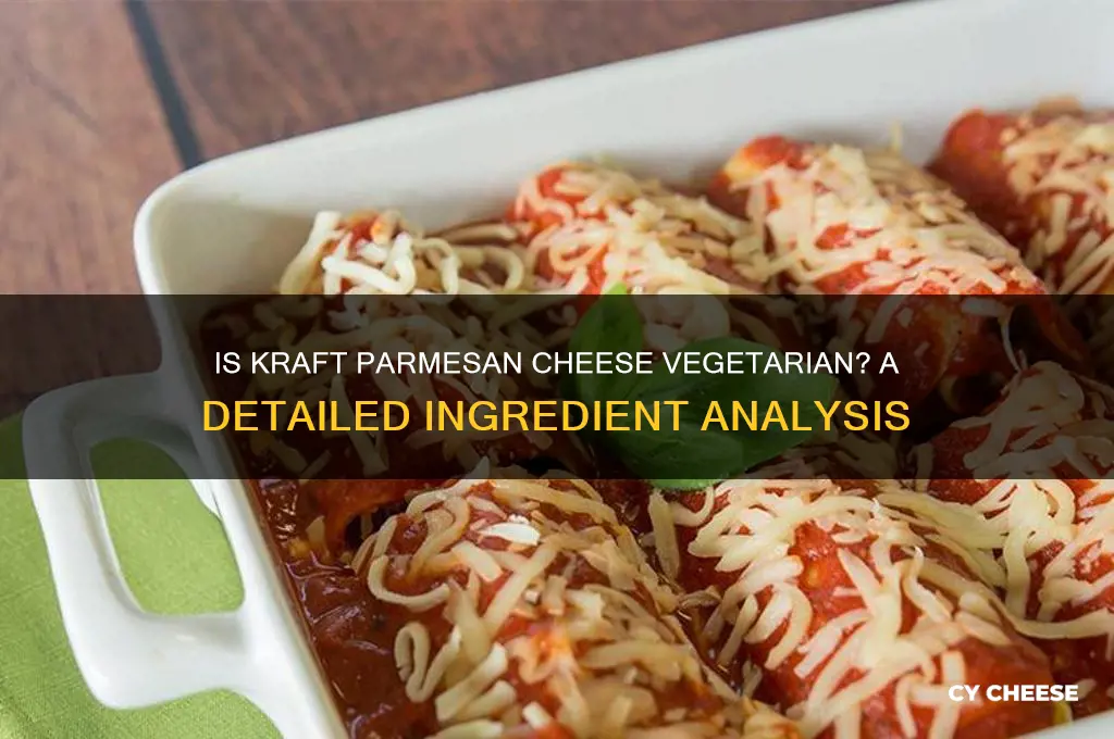 is kraft pamesan cheese vegatarian