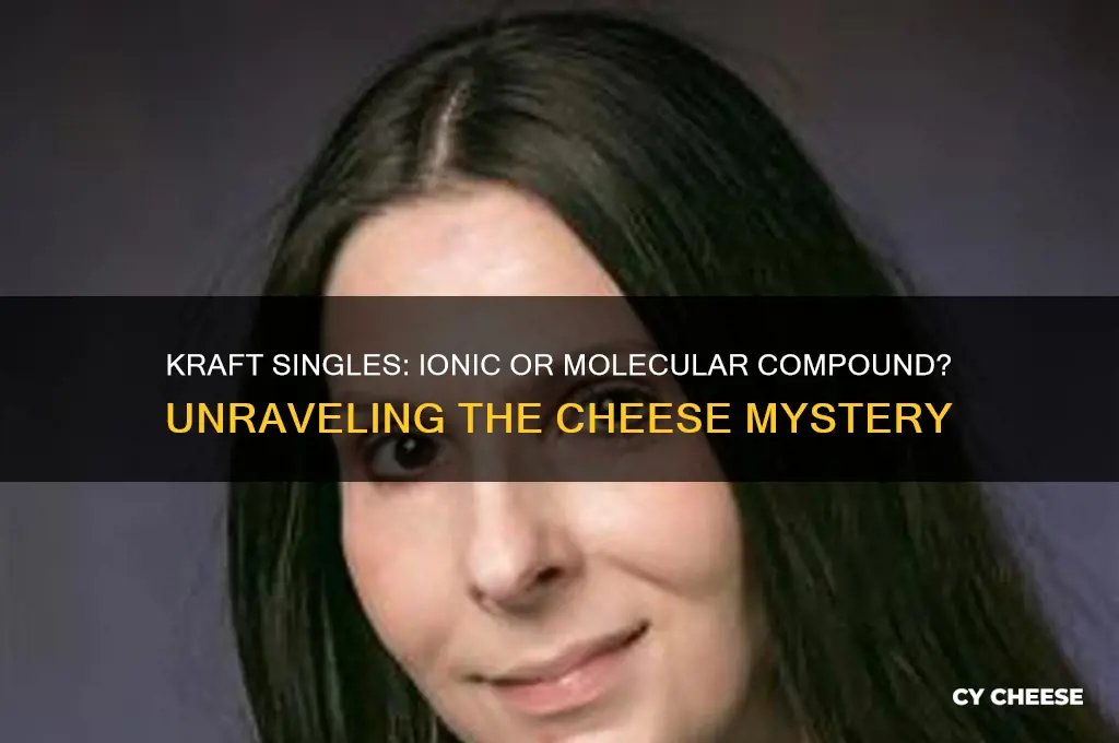 is kraft single cheese ionic or molecular compound