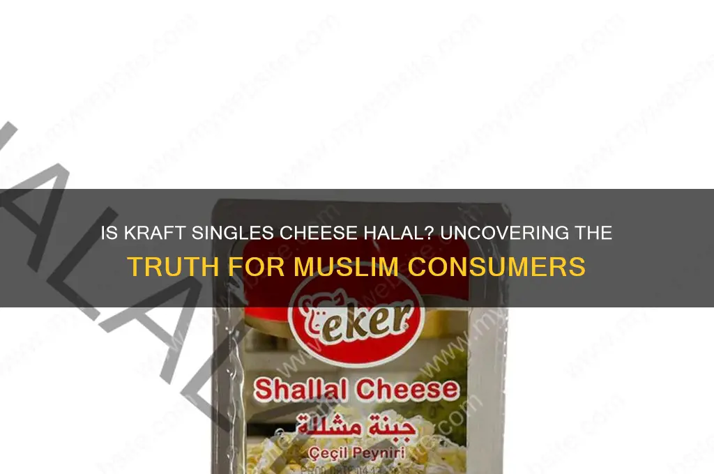 is kraft singles cheese halal