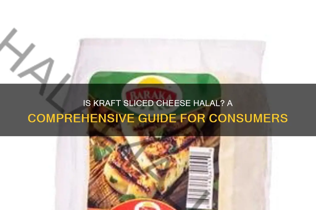 is kraft sliced cheese halal