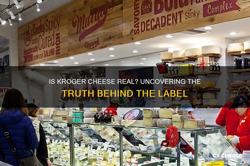 is kroger cheese real