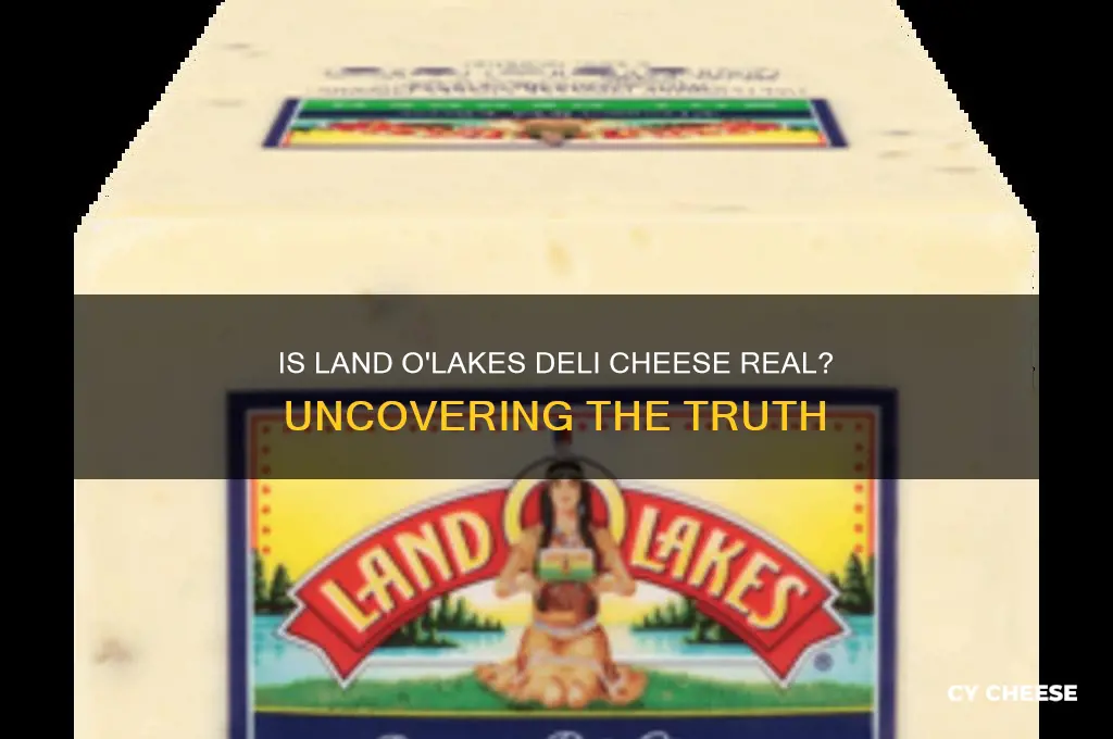 is land o lakes deli cheese real cheese