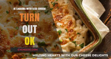 Can Lasagna Still Shine with Less Cheese? A Tasty Experiment