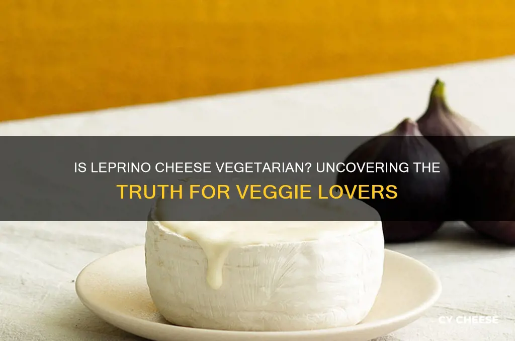 is leprino cheese vegetarian