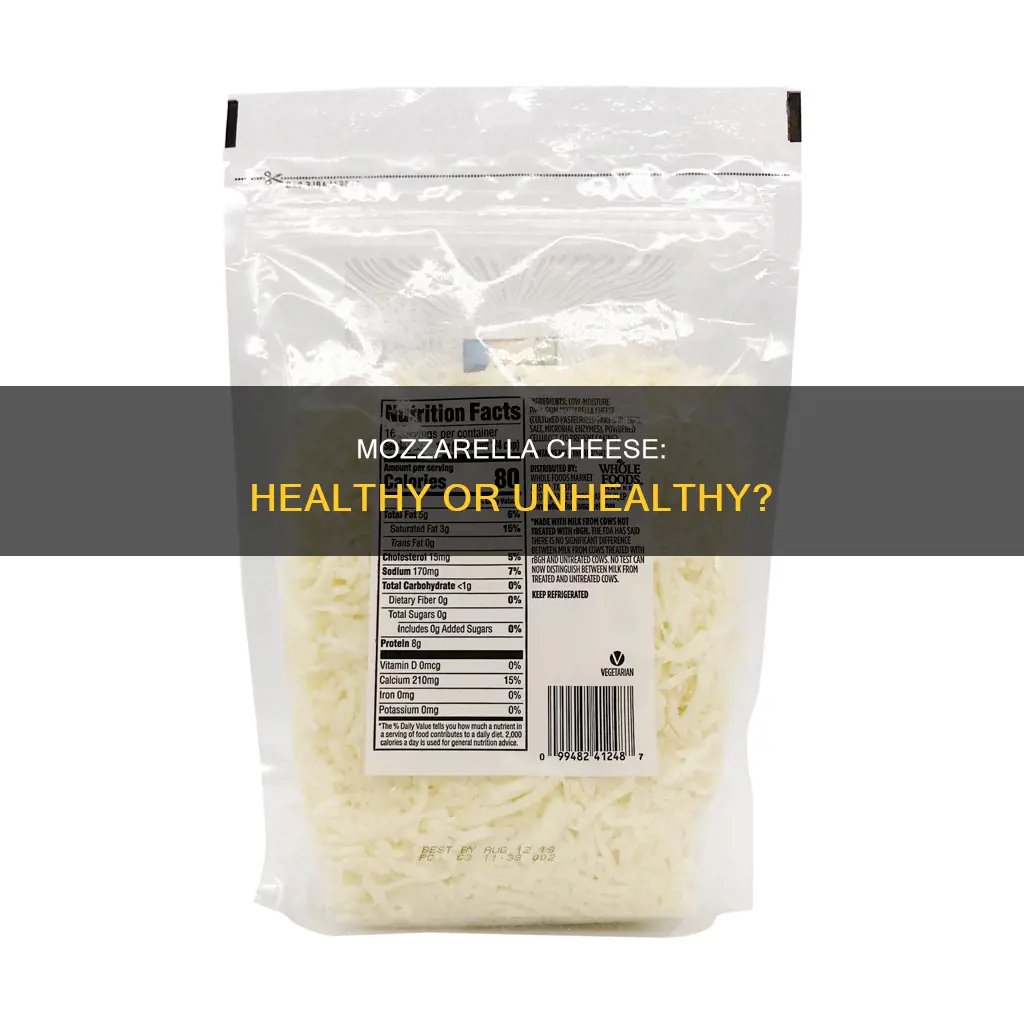 is light mozzarella cheese healthy