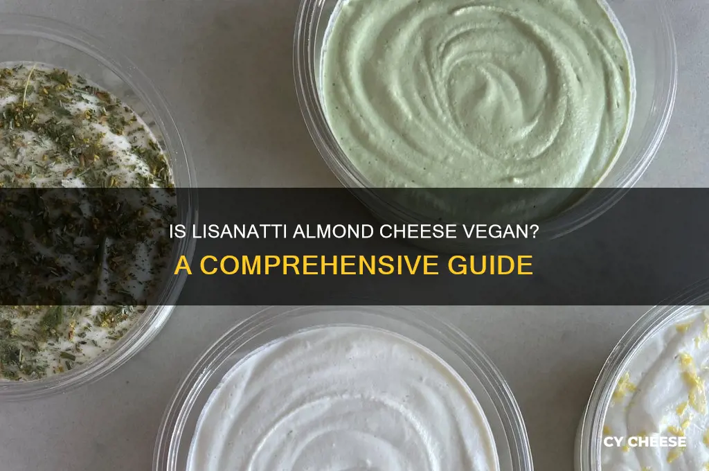 is lisanatti almond cheese vegan