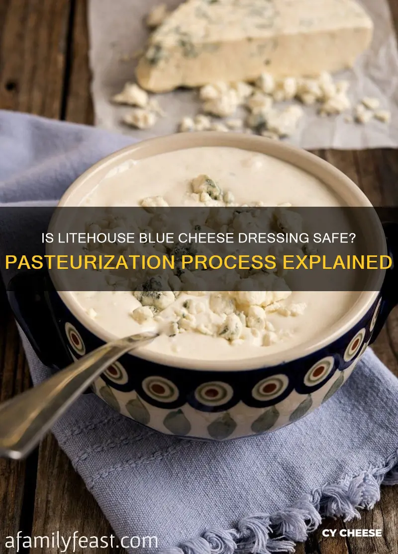 is litehouse blue cheese dressing pasteurized