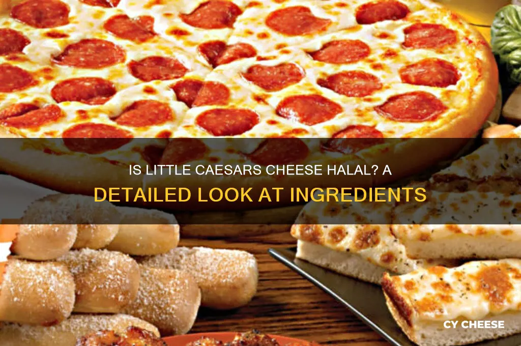 is little caesars cheese halal