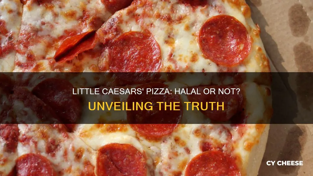 is little caesars cheese pizza halal