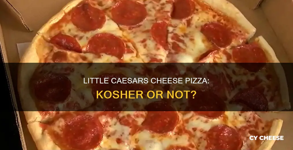 is little caesars cheese pizza kosher
