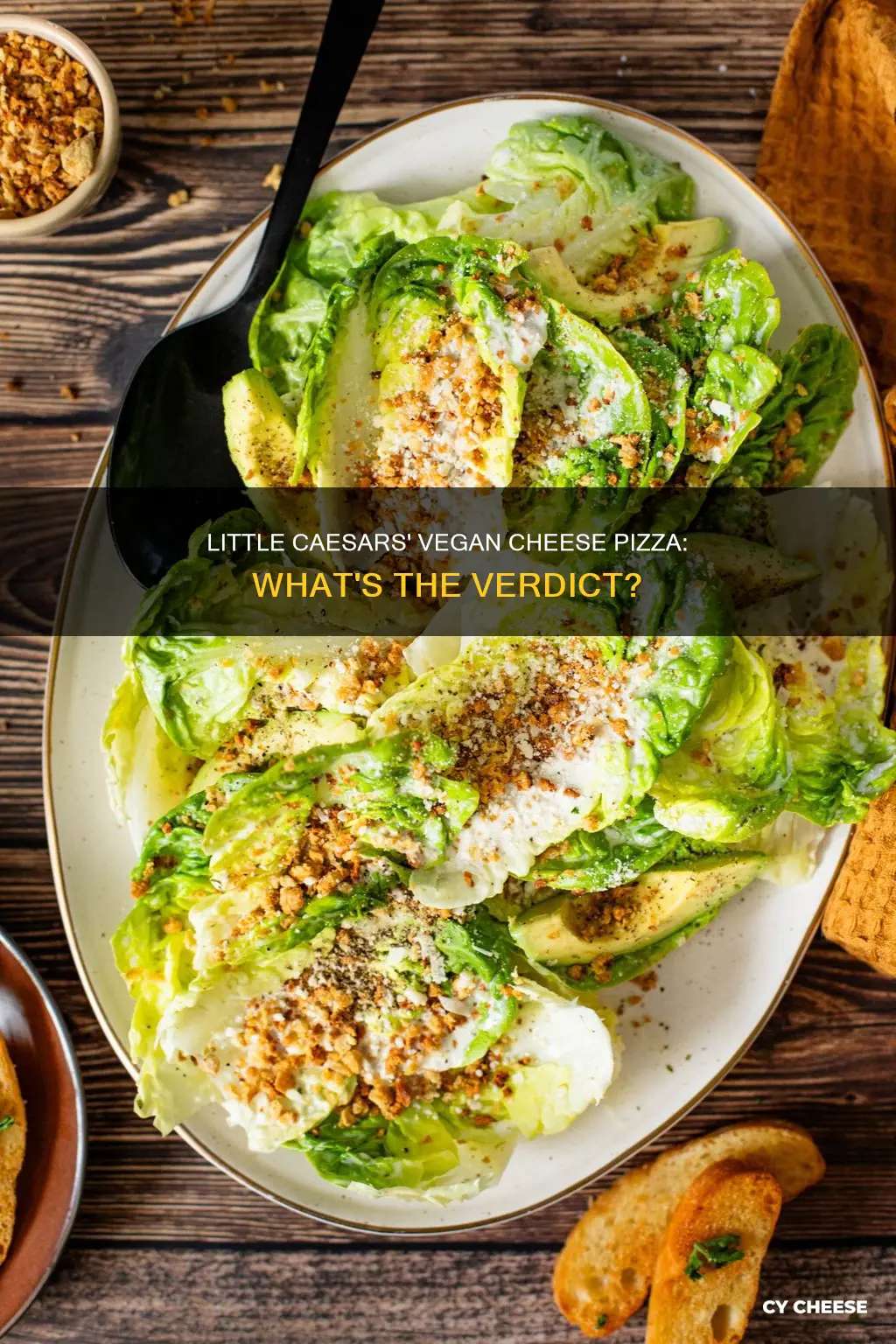 is little caesars cheese pizza vegan