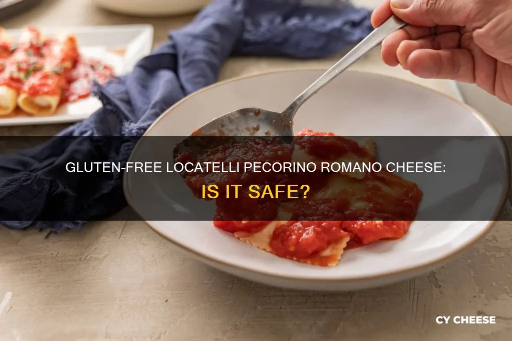 is locatelli pecorino romano cheese gluten free