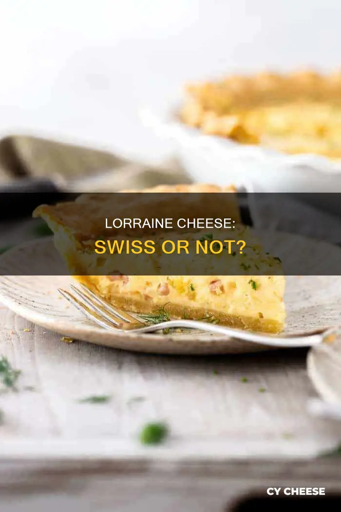 is lorraine cheese swiss cheese