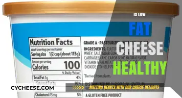 Cheese Conundrum: Is Low-Fat Cheese Healthy?