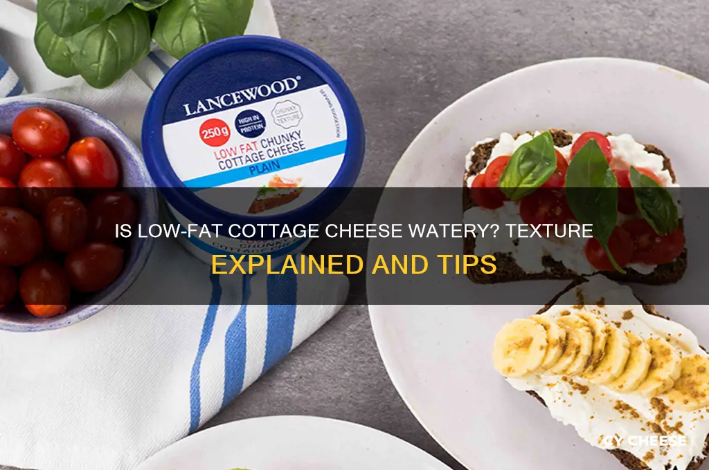 is low fat cottage cheese watery