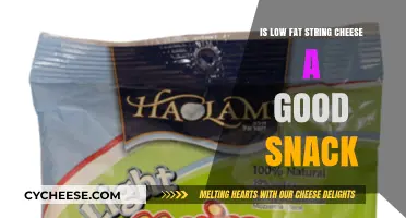 Is Low-Fat String Cheese a Healthy Snack Option?