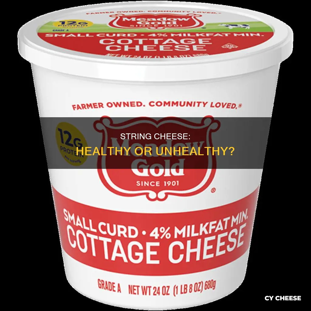 is low fat string cheese bad for you
