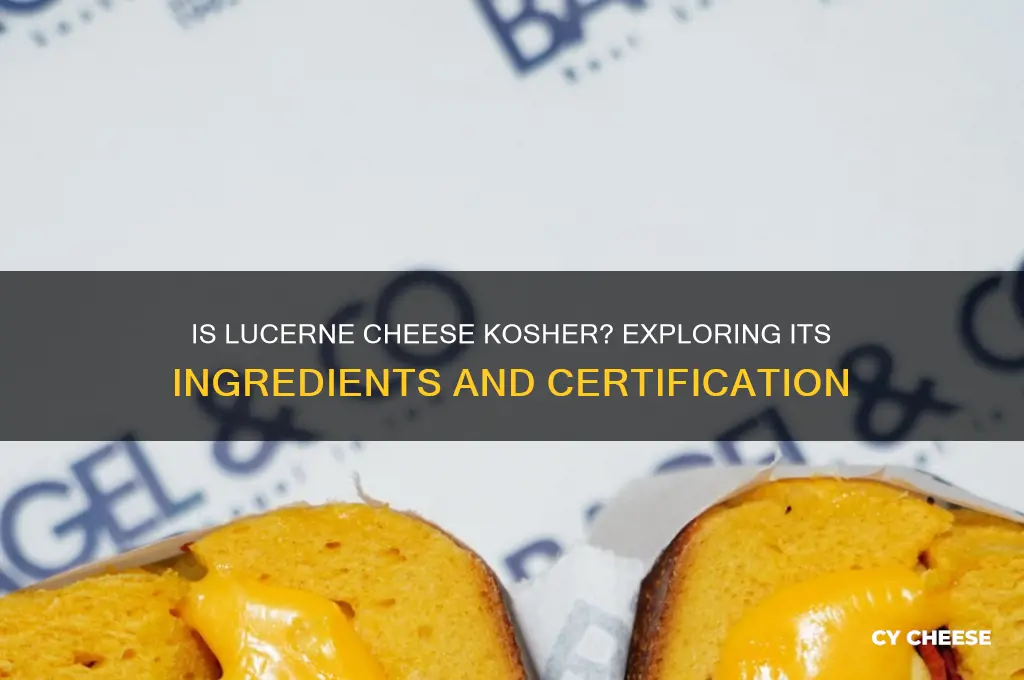 is lucerne cheese kosher