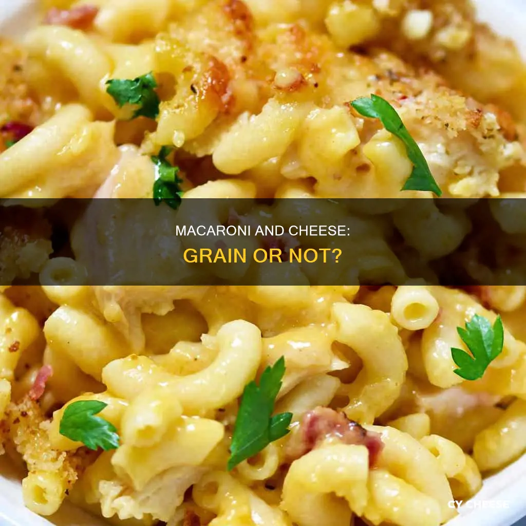 is macaroni and cheese a grain