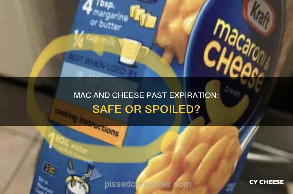 is macaroni and cheese good after expiration date