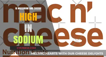 Mac and Cheese: A Sodium Bomb?