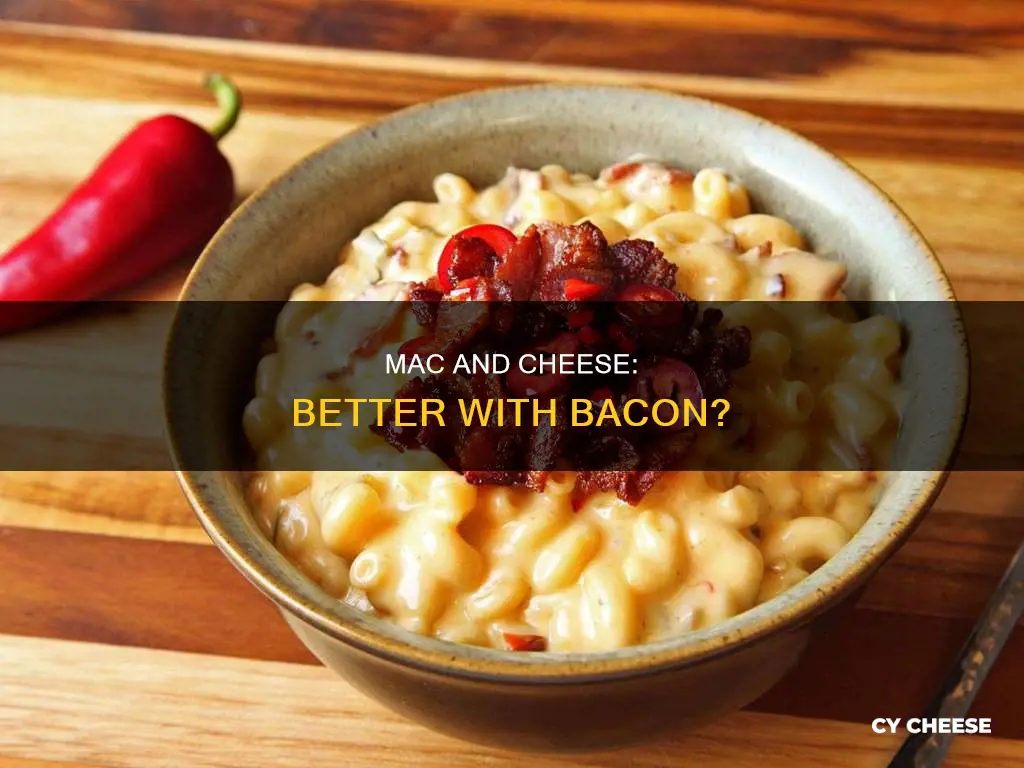 is macaroni and cheese with bacon