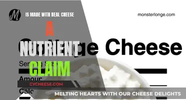 Real Cheese: A Nutrient Claim or Marketing Ploy?