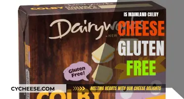 Gluten-Free Diet: Colby Cheese from Mainland