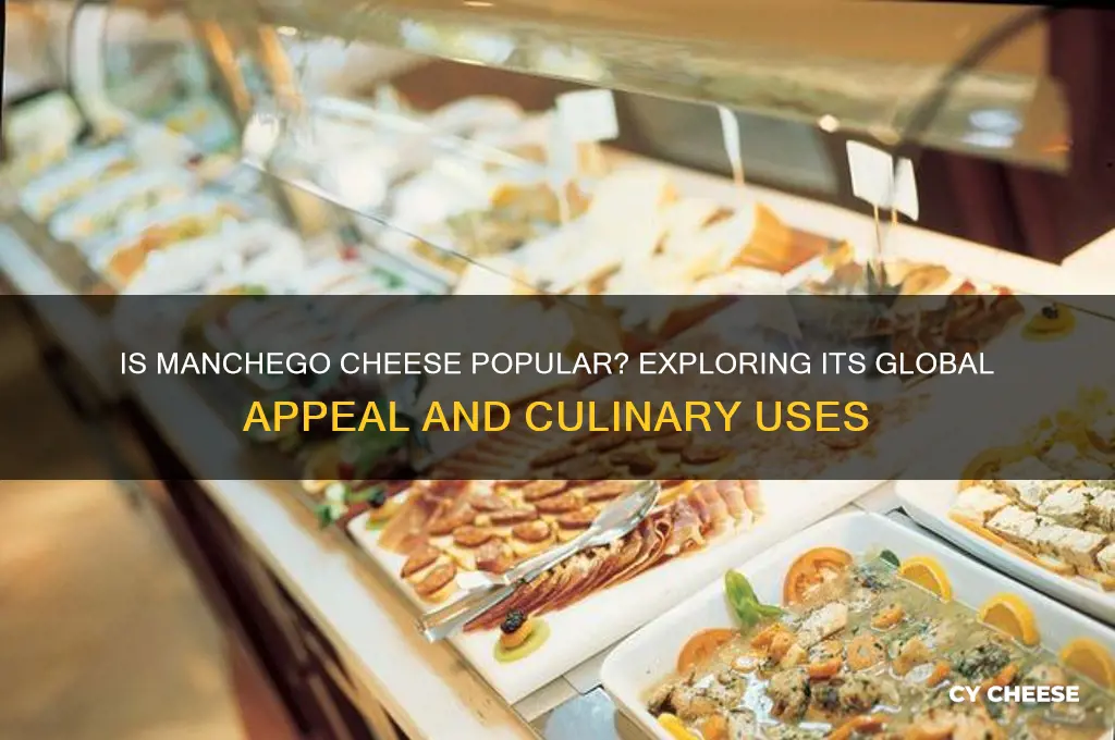 is manchego cheese popular