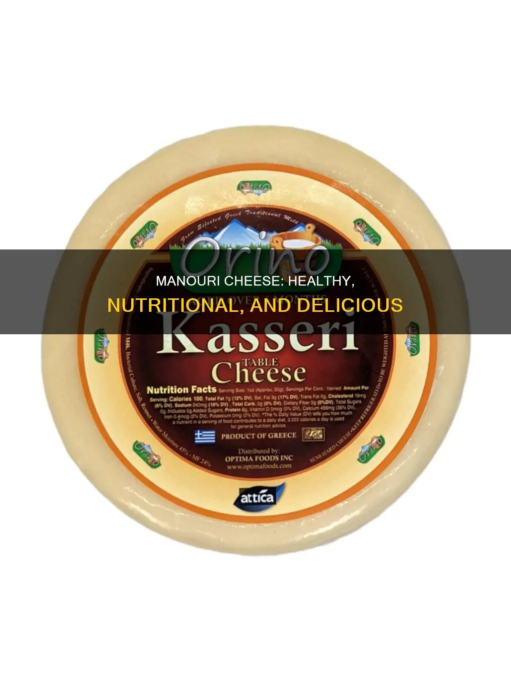 is manouri cheese healthy