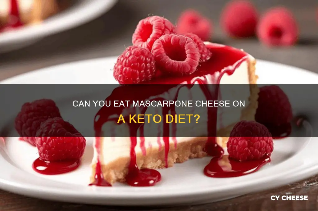 is mascarpone cheese allowed on a keto diet