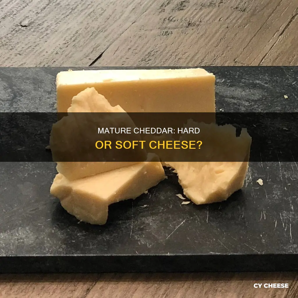 is mature cheddar cheese a hard cheese