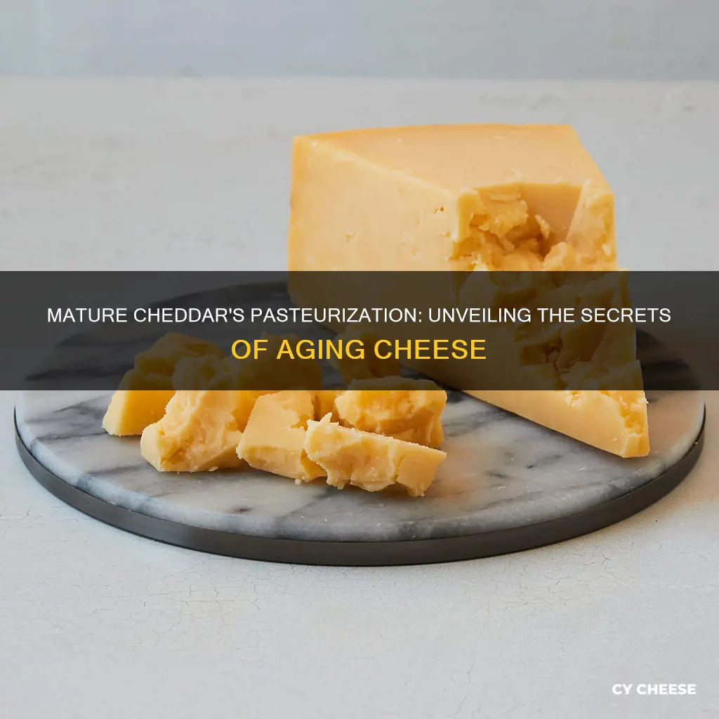 is mature cheddar cheese pasteurized