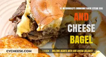 McDonald's Steak, Egg, and Cheese Bagel: Is It Returning Soon?