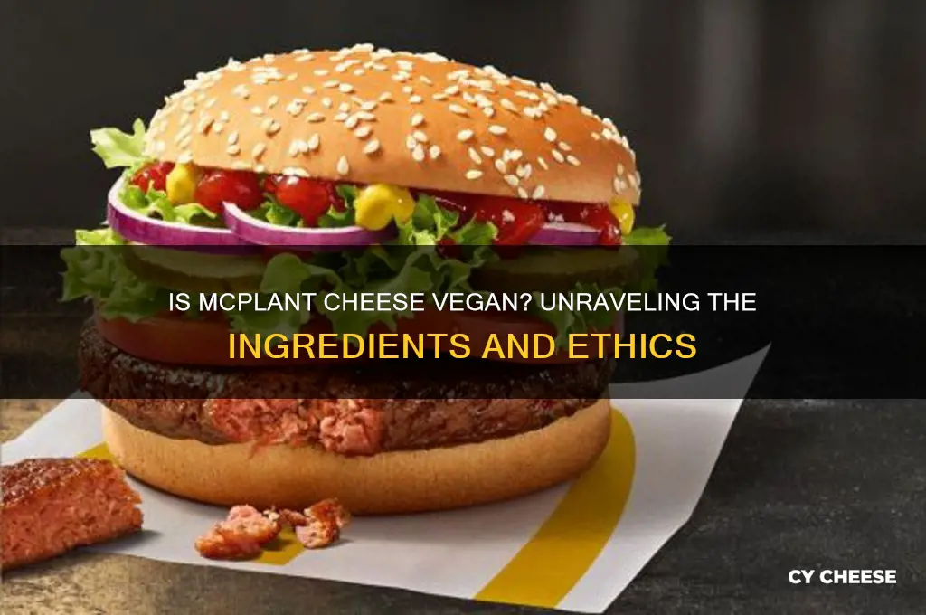 is mcplant cheese vegan