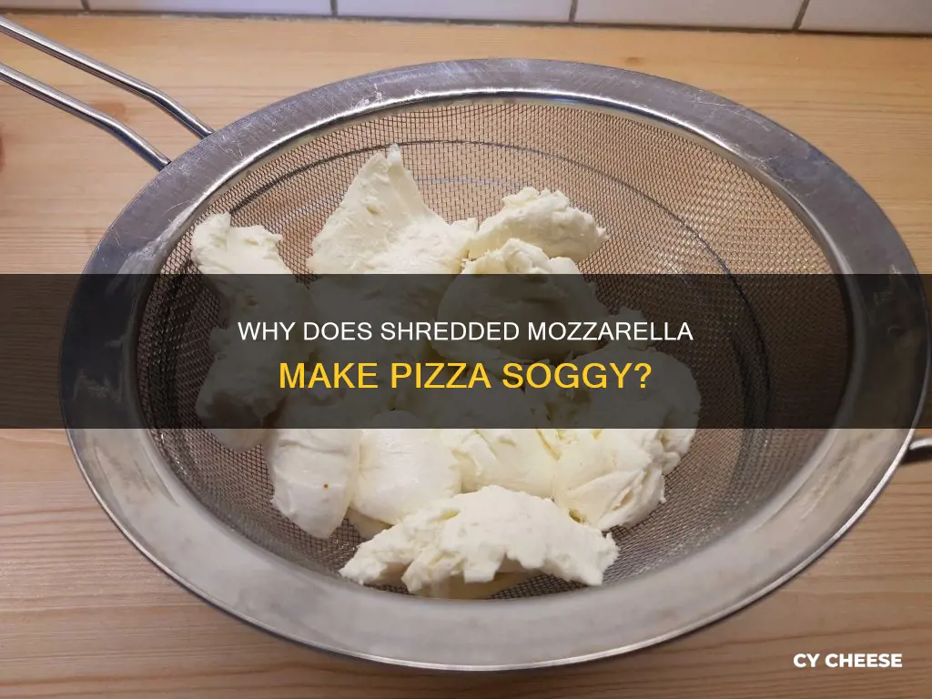 is me shredded mozzarella cheese makig my pizza soggy
