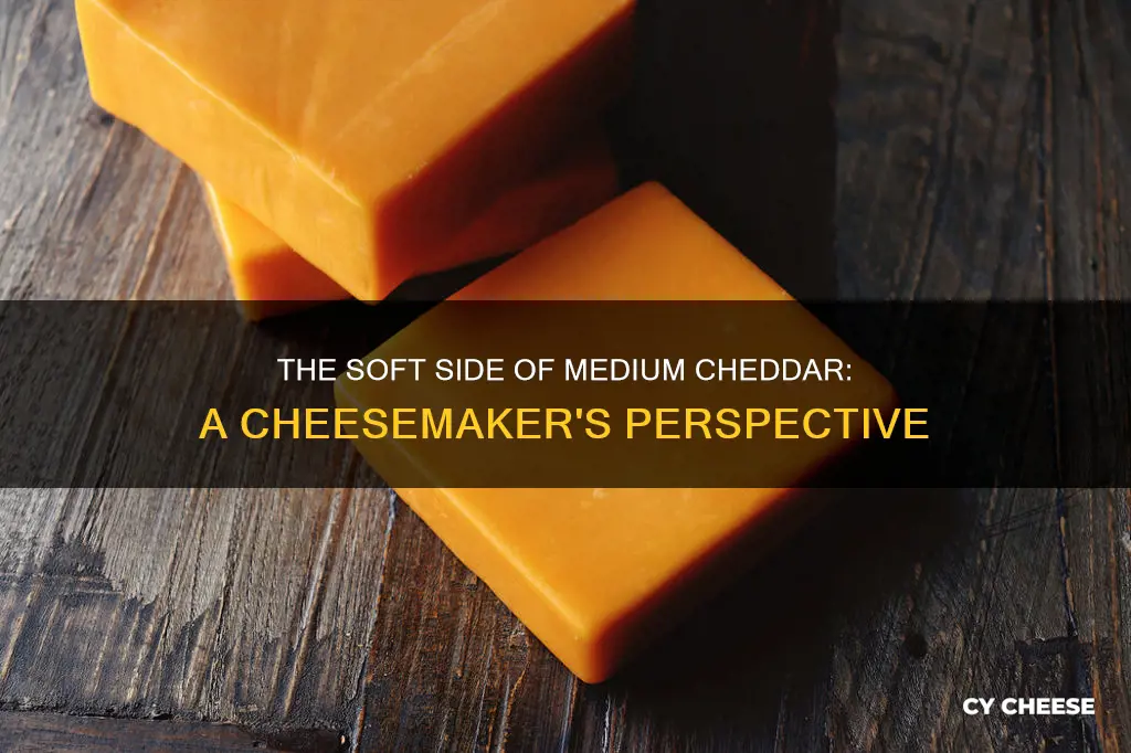 is medium cheddar a hard cheese