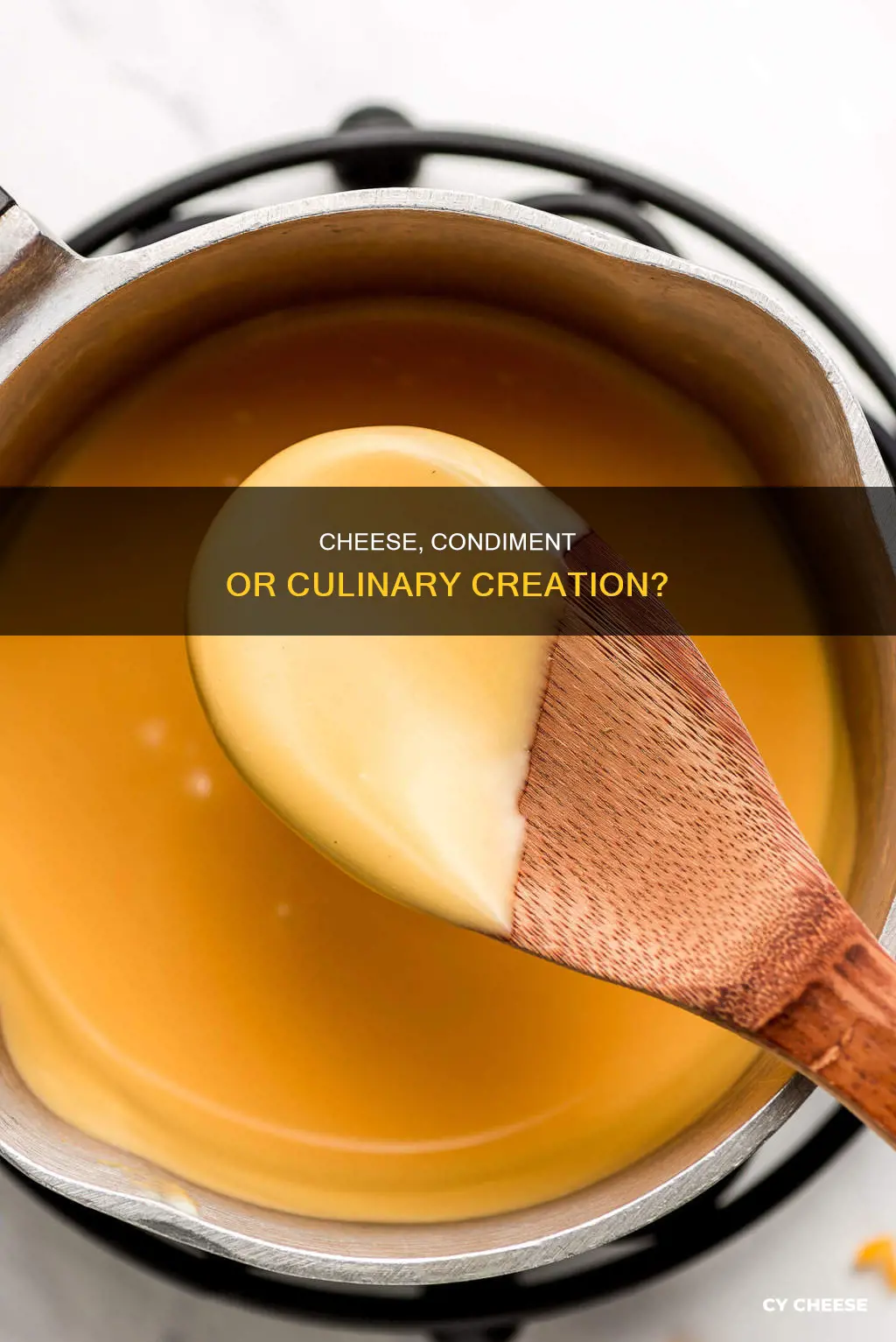 is melted cheese a condiment