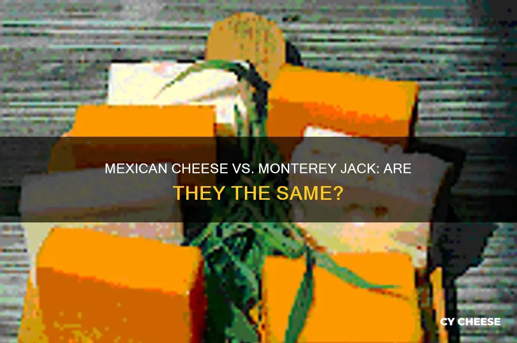 is mexican cheese same as monterey jack cheese
