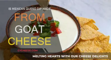 Is Mexican Queso Dip a Goat Cheese Blend?