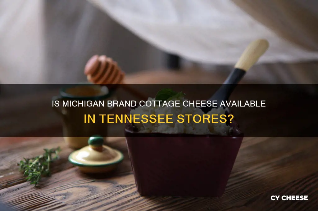 is michiganbrand cottage cheese sold in tennessee