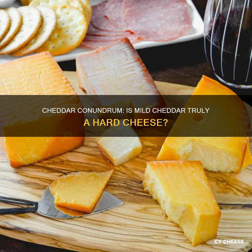 is mild cheddar a hard cheese