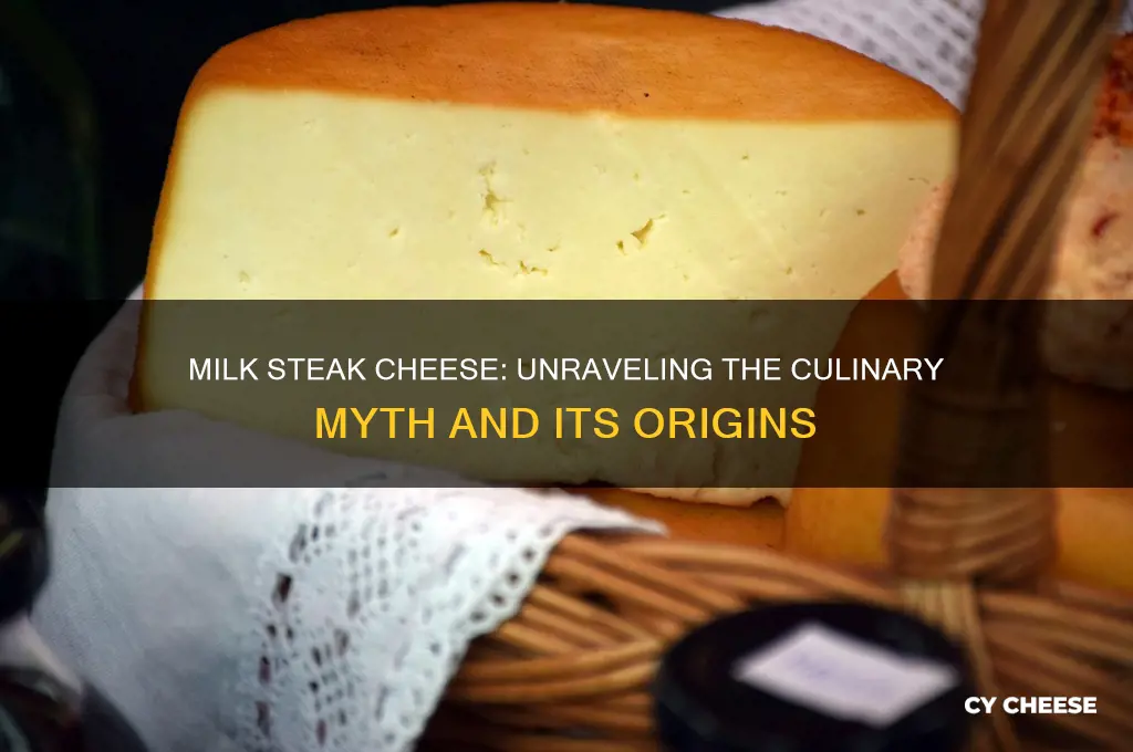 is milk steak cheese