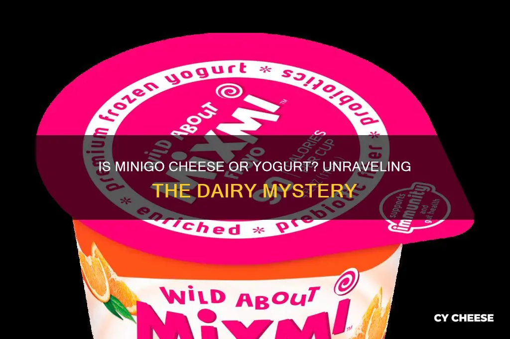 is minigo cheese or yogurt
