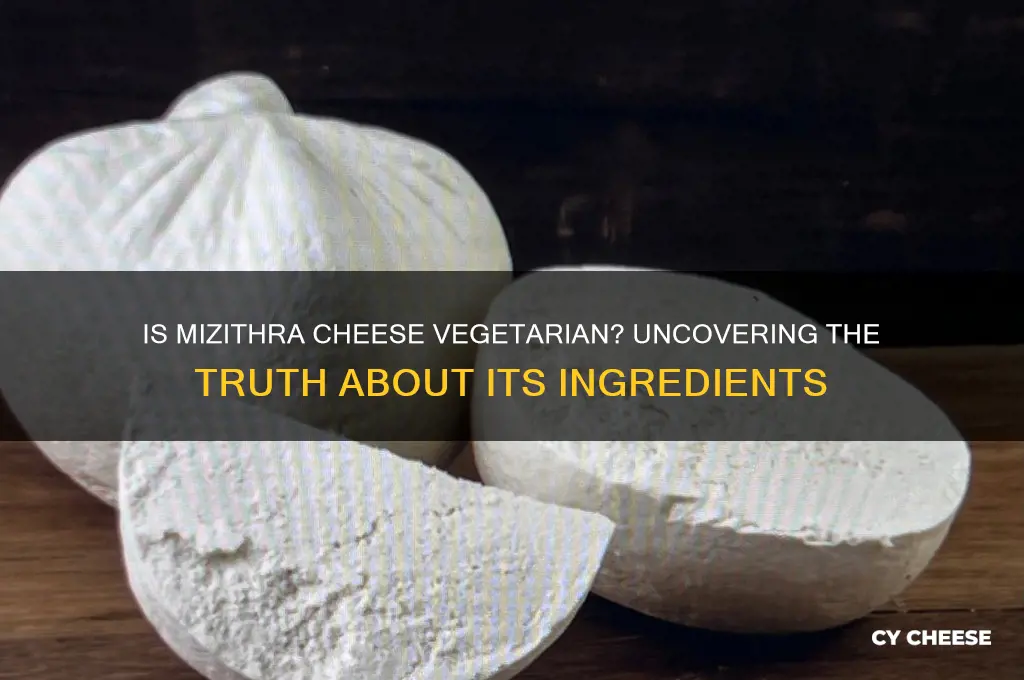 is mizithra cheese vegetarian