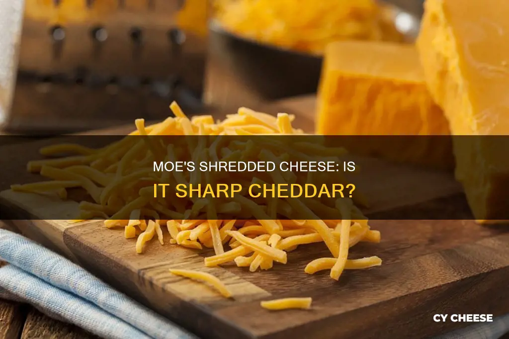 is moes shredded cheese sharp chedder