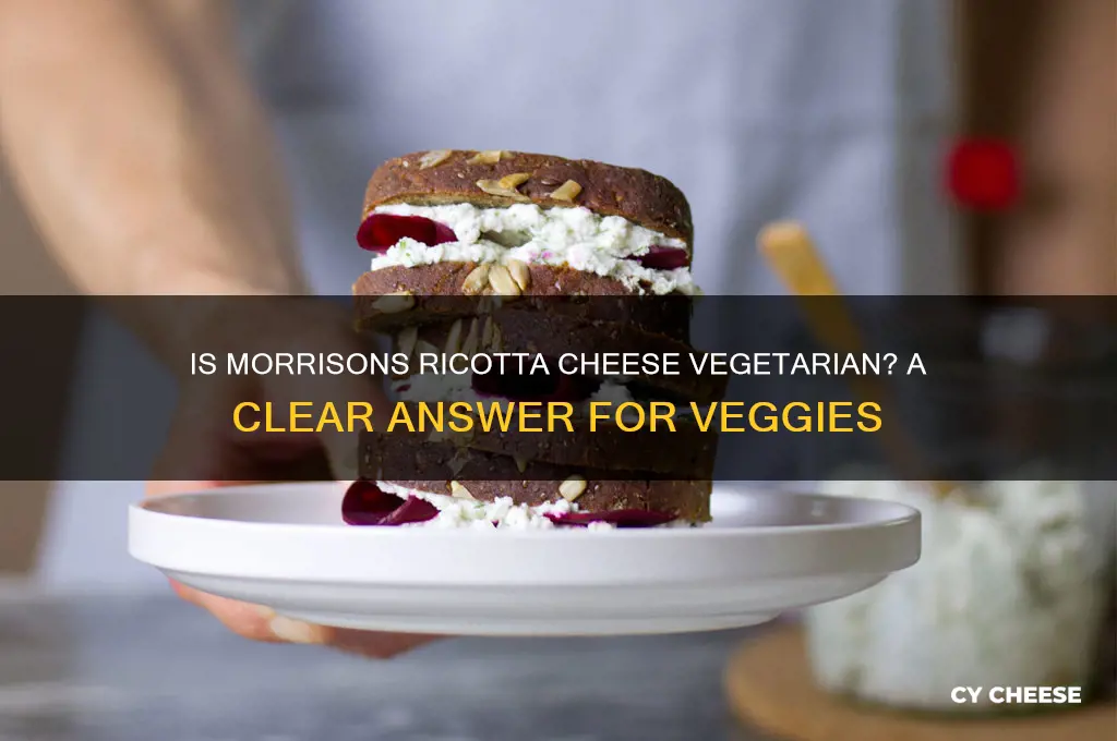 is morrisons ricotta cheese vegetarian