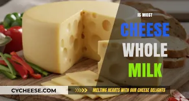 Is Most Cheese Made from Whole Milk? Uncovering Dairy Truths